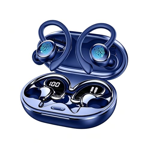 Amazon.co.jp: イヤホン bluetooth 耳掛け ワイヤレスイヤホン「最先端